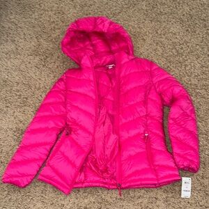 Women's Pink Puffer Jacket